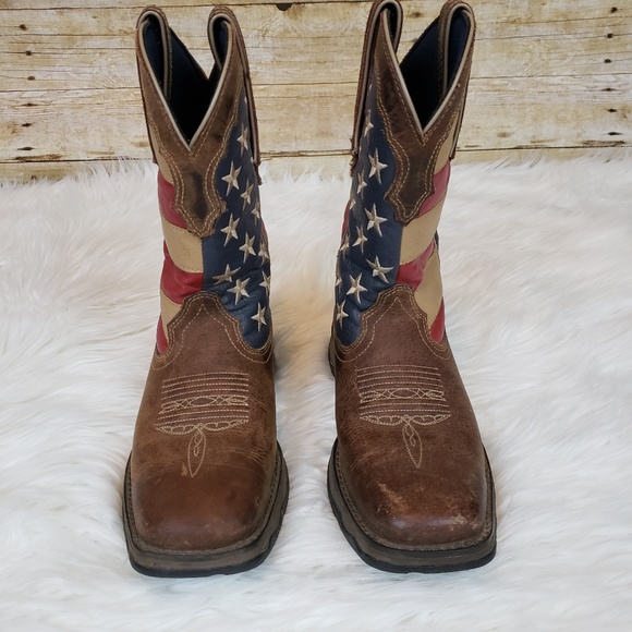 Durango Womens Lady Rebel Patriotic Boots Size 6 - Picture 2 of 5